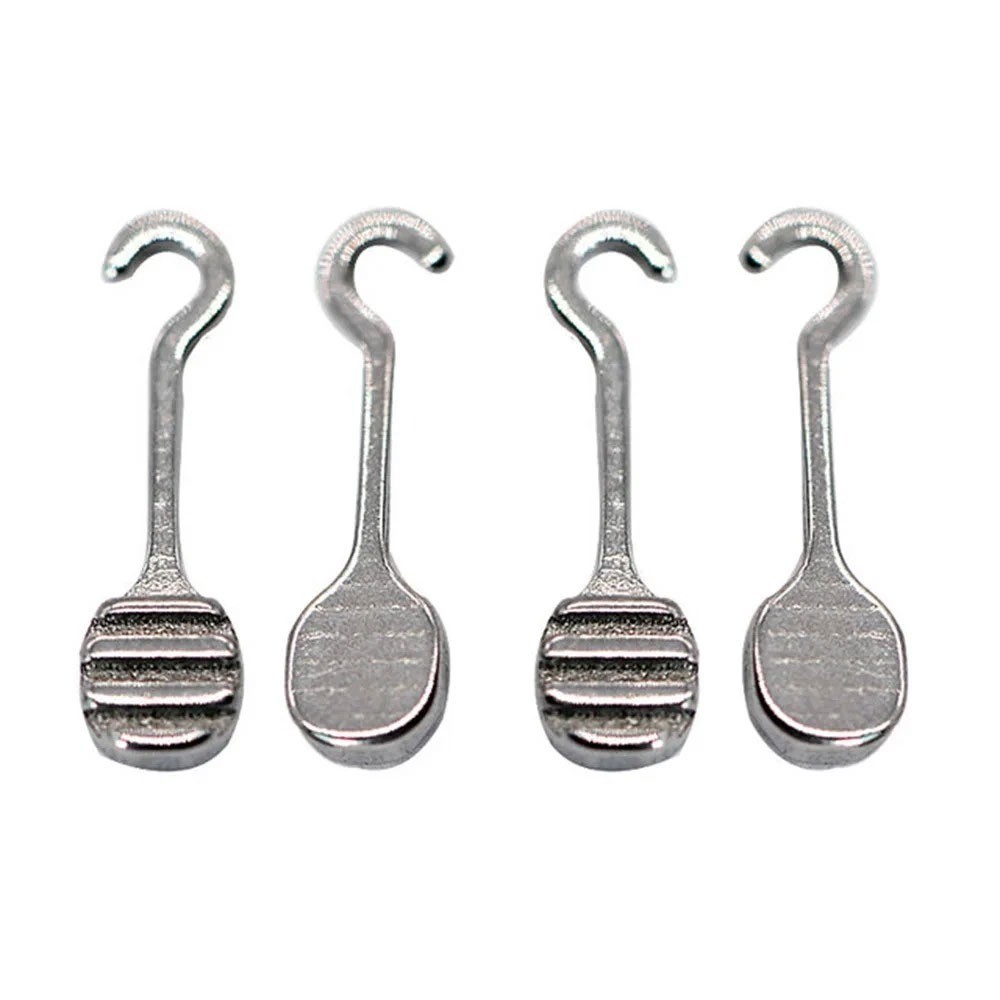 10Pcs/pack Dental Orthodontic Bondable Sliding Crimpable Hook Long Curved