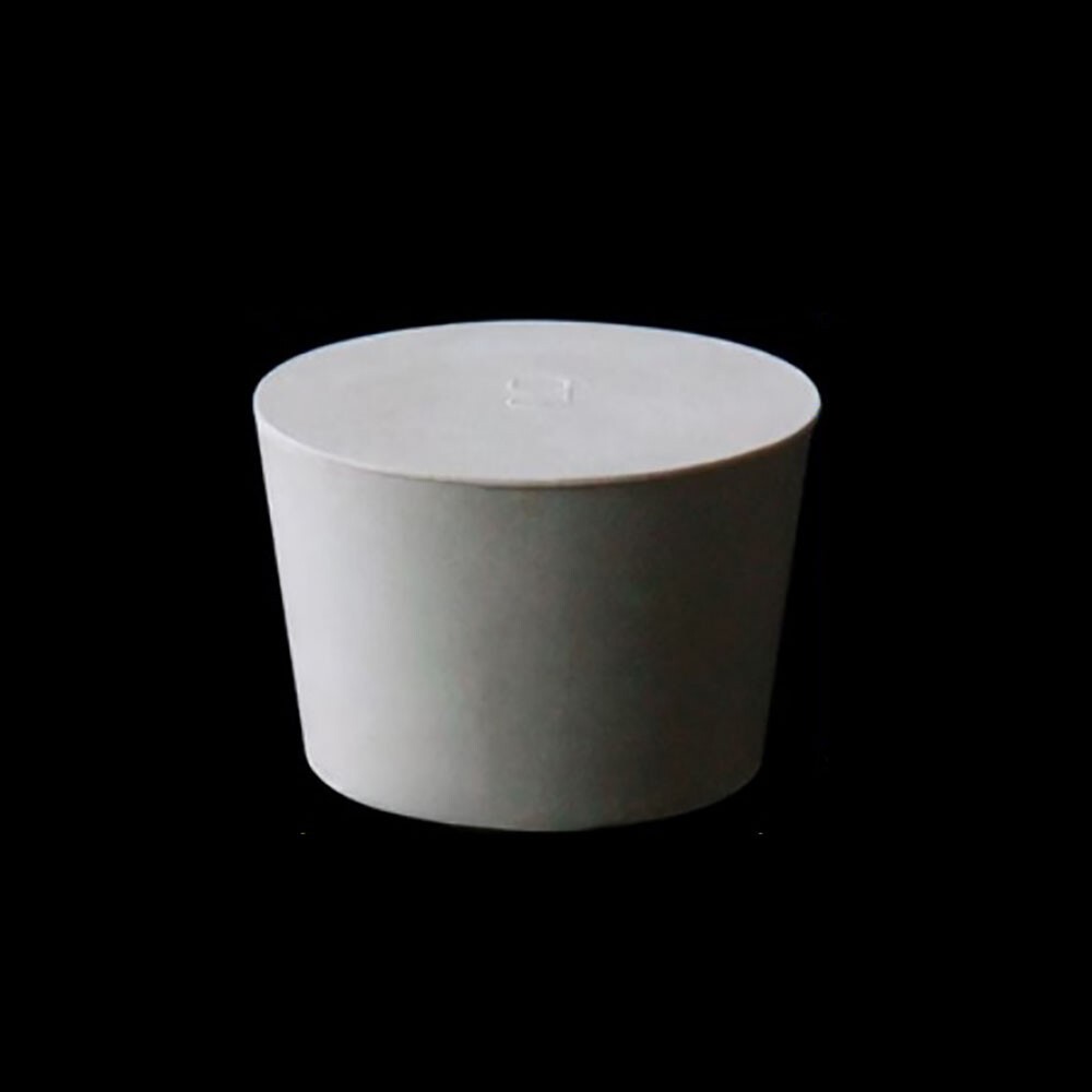 White Rubber Bung Stopper Tapered Plugs Laboratory Solid Stoppers Various Sizes