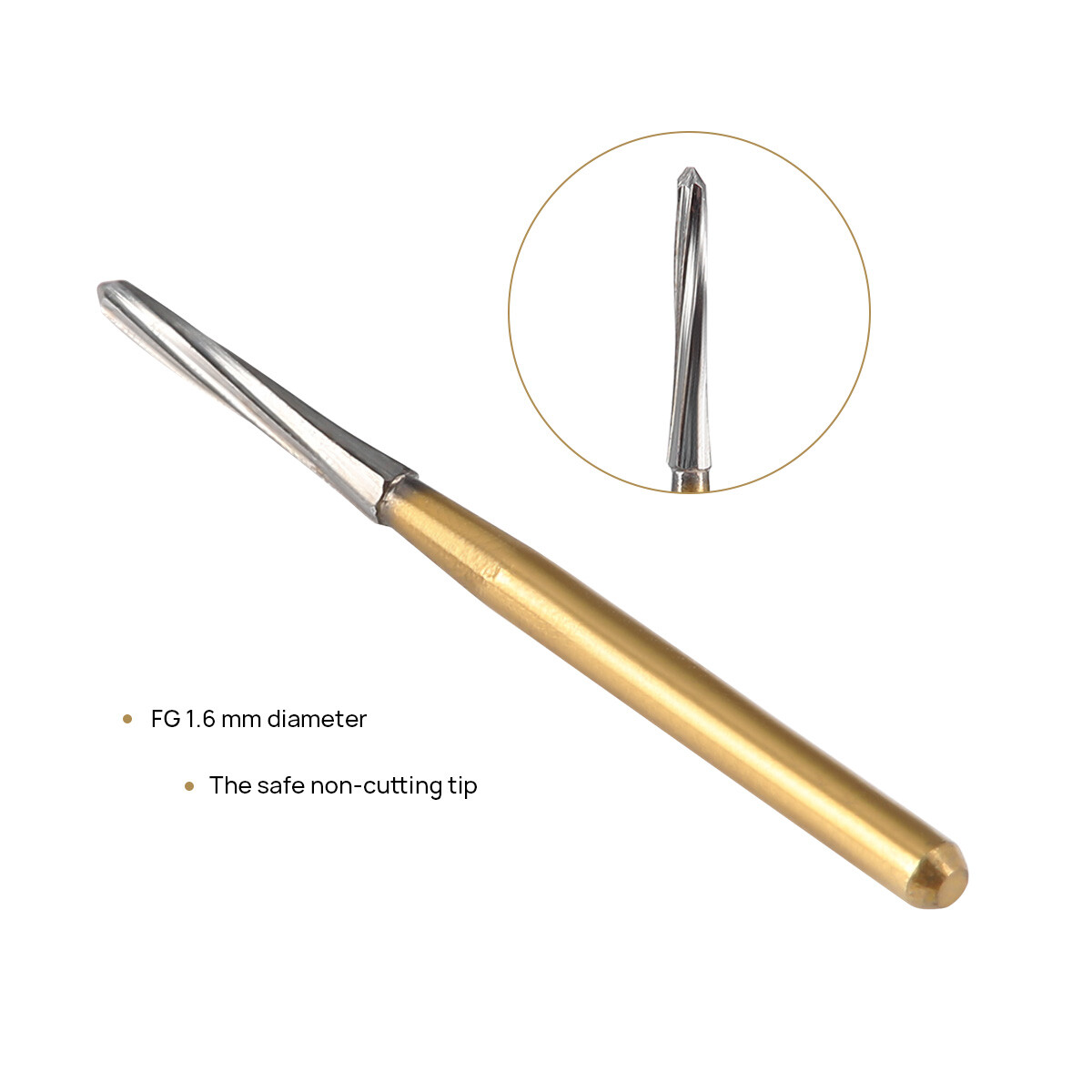 Endodoncia dental Endo-Z Tungsten Carbide Bur FG Round Bur Alta velocidad AZDENT