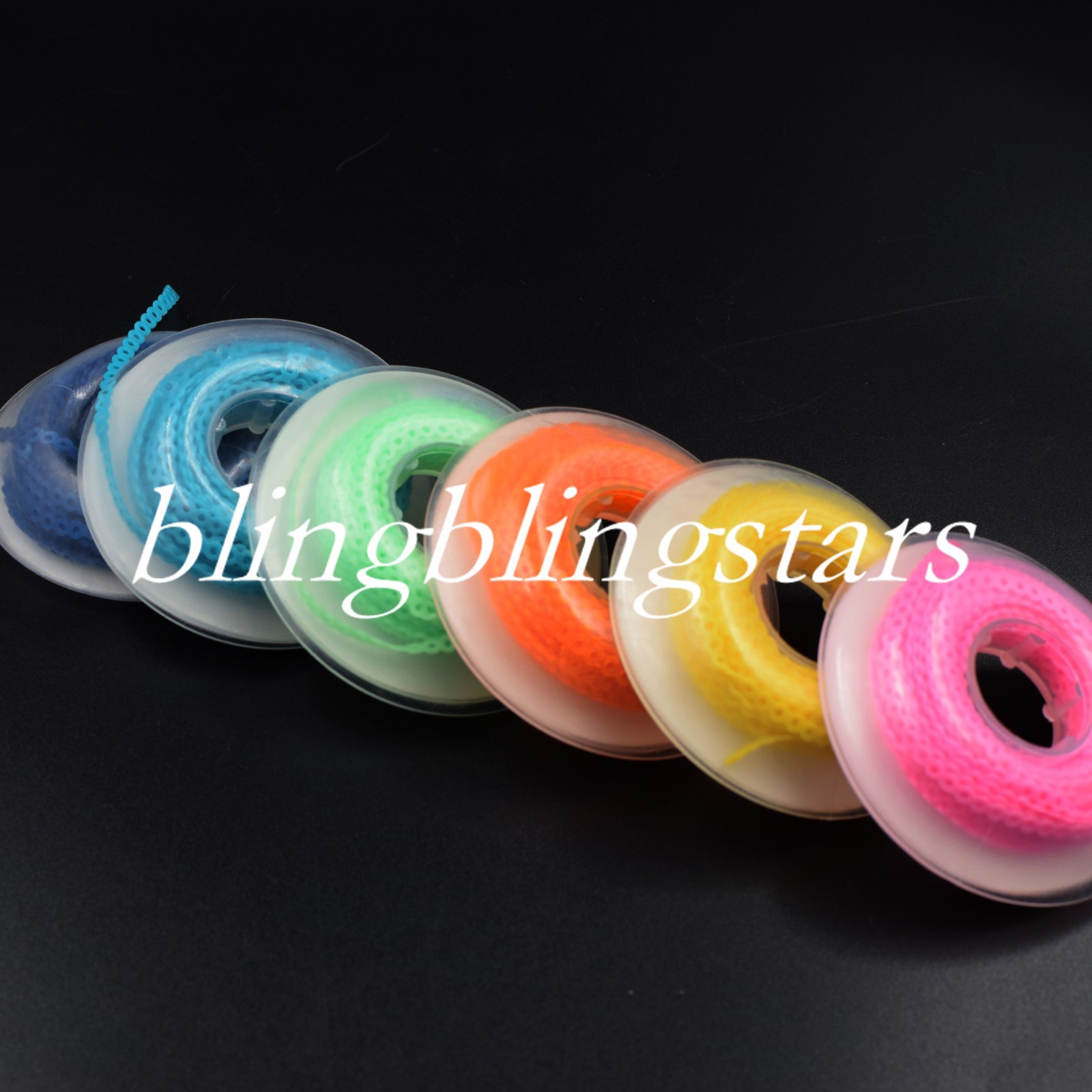 Dental Orthodontic Elastic Ultra Power Chain Rubber Band Long/Short/Continuous