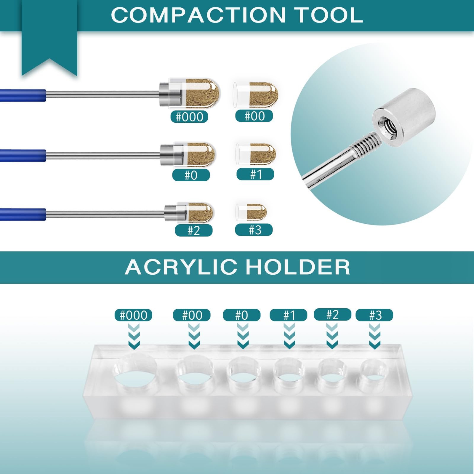 LELELUK Filling Tool Kit – Home & Lab Supplies with Micro Minimized, Silver