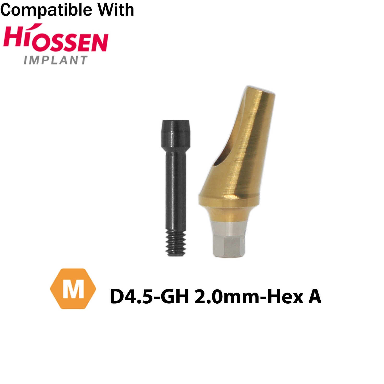 Dental 17° Angled Anatomic Abutment Mini /Regular Fit Hiossen Osstem TS Platform