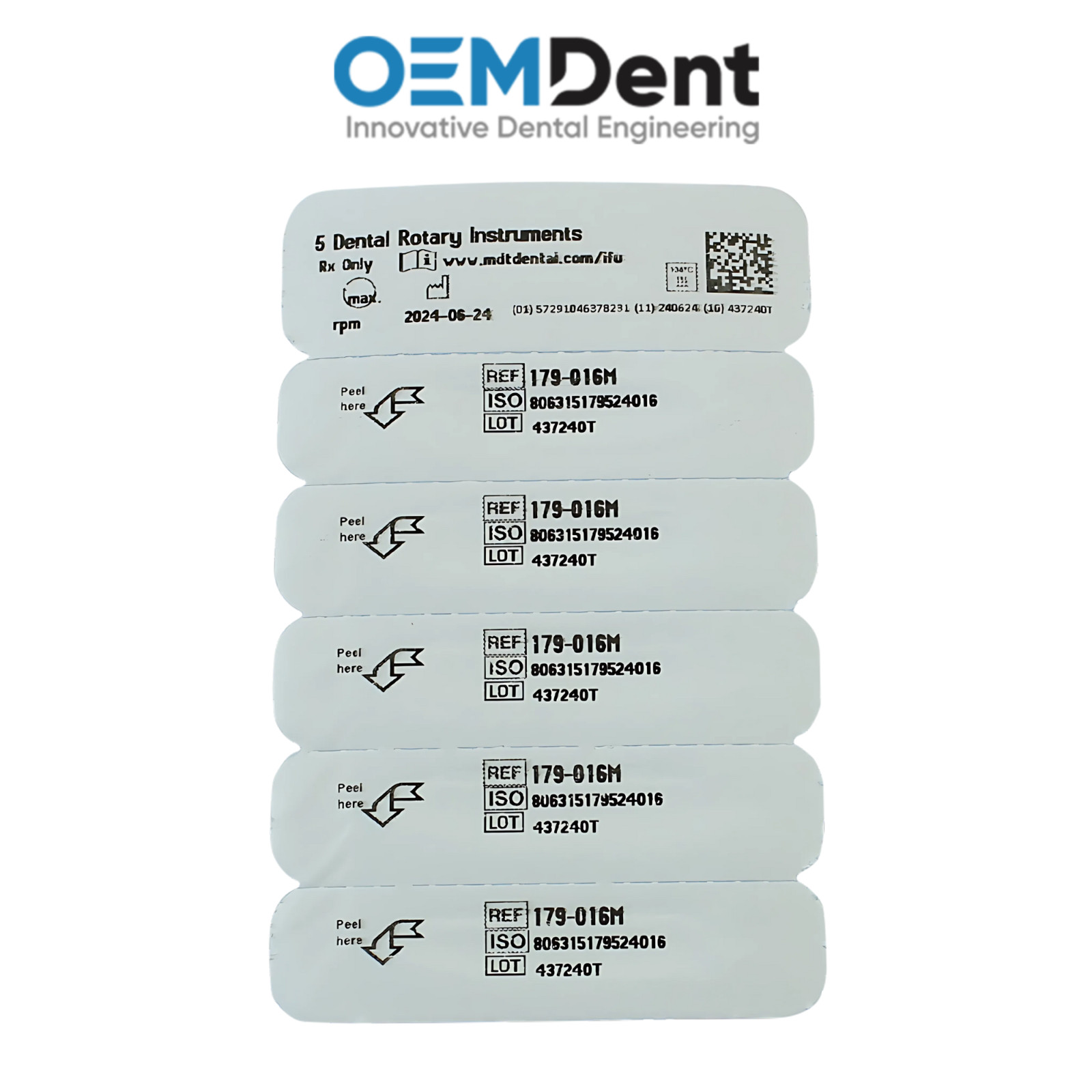 MDT FG Diamond Burs Round End Cutting 179 Crown Prep Contour Smooth Restorations