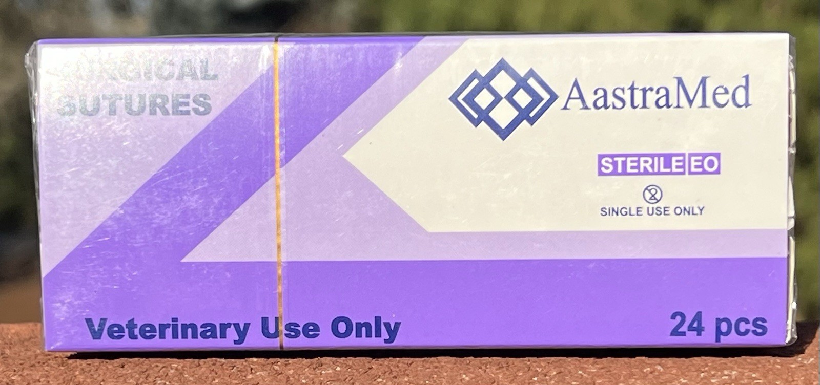 0/0 PGA Suture, 72ct (3 Boxes) Polyglycolic Acid, Veterinary Dental, R-cut 36mm