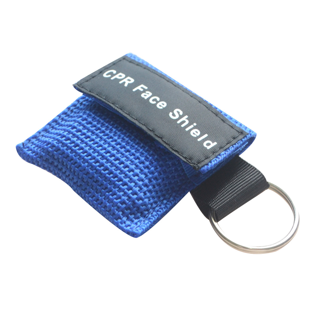 8pcs CPR Printed Nylon Keychain Pouch first aid kit cpr CPR Face Shield