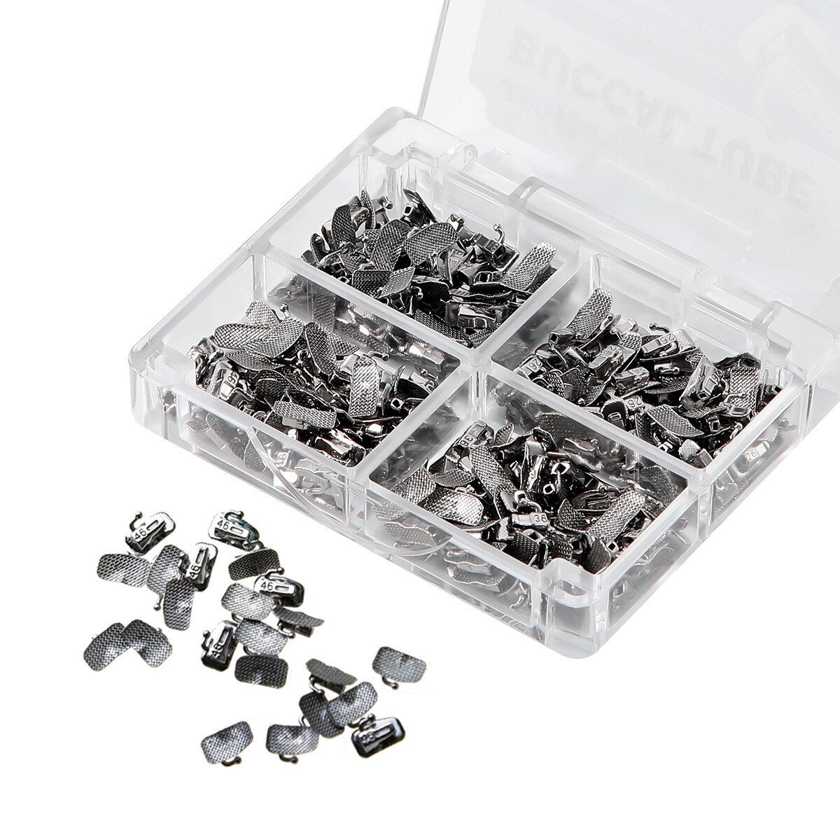 Dental Orthodontic 200Pc Buccal Tubes 1st 2nd MBT Roth 022/1000Pc Bracket Braces