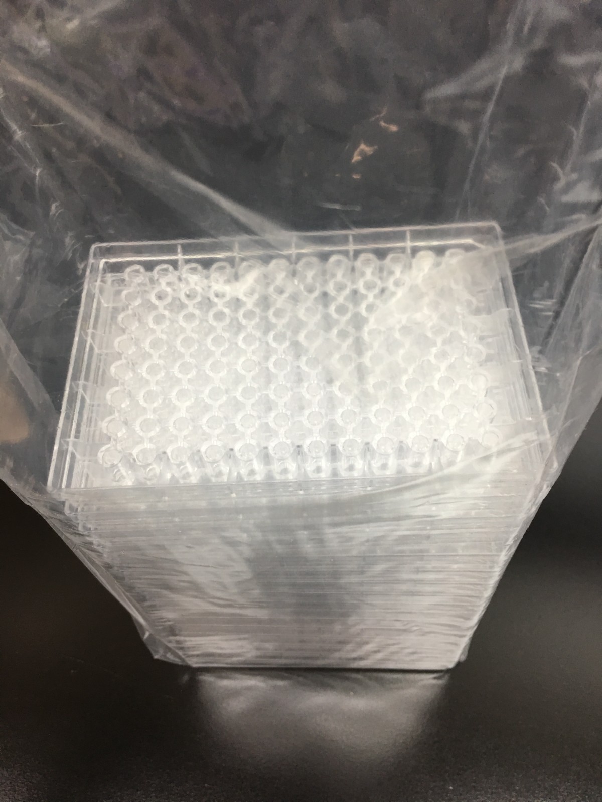 Corning REF 3695 | 96-well Clear Flat Bottom Polystyrene Microplate Lot 16 PCS