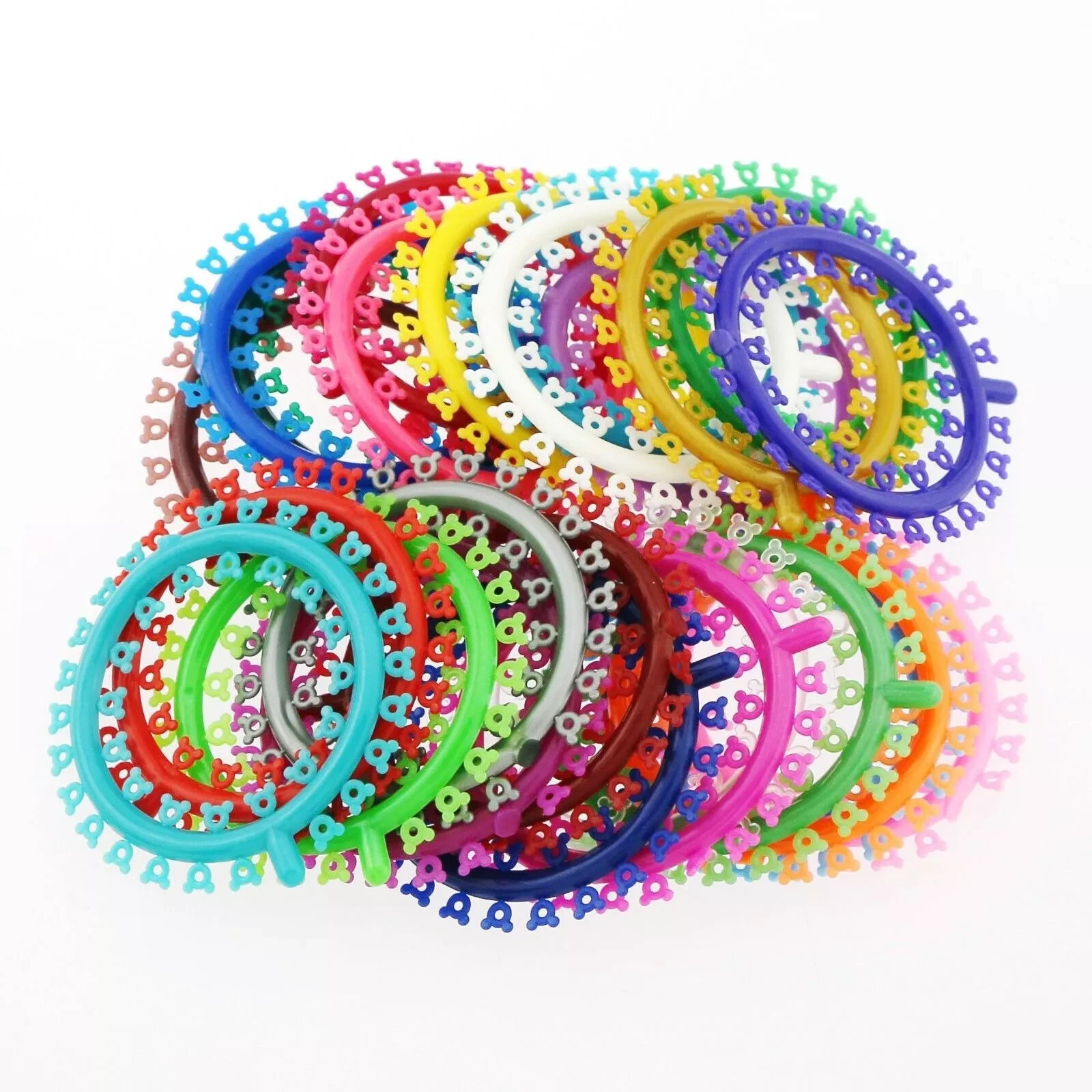 1000 Pcs Orthodontic Dental Multi-Colored Cartoon Elastic Rubber Ligature Tie