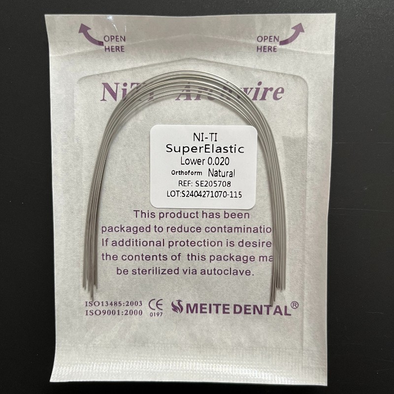 200 Packs Arcos de Dental Ortodoncia Redondos Niti Arco de Alambre Su Arch Wire