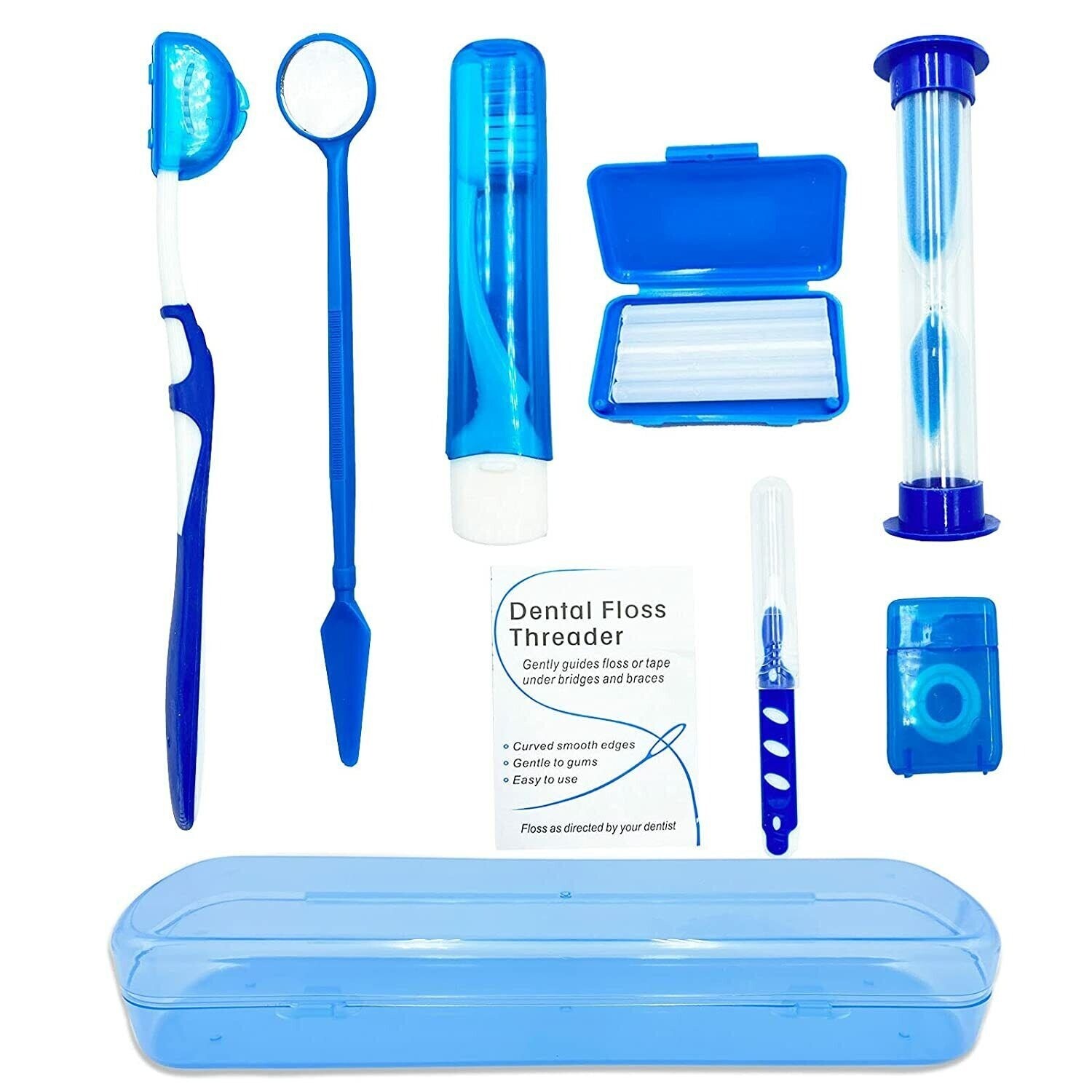 Braces Cleaning Kit Portable Orthodontic Toothbrush Oral Care 8pcs-pack