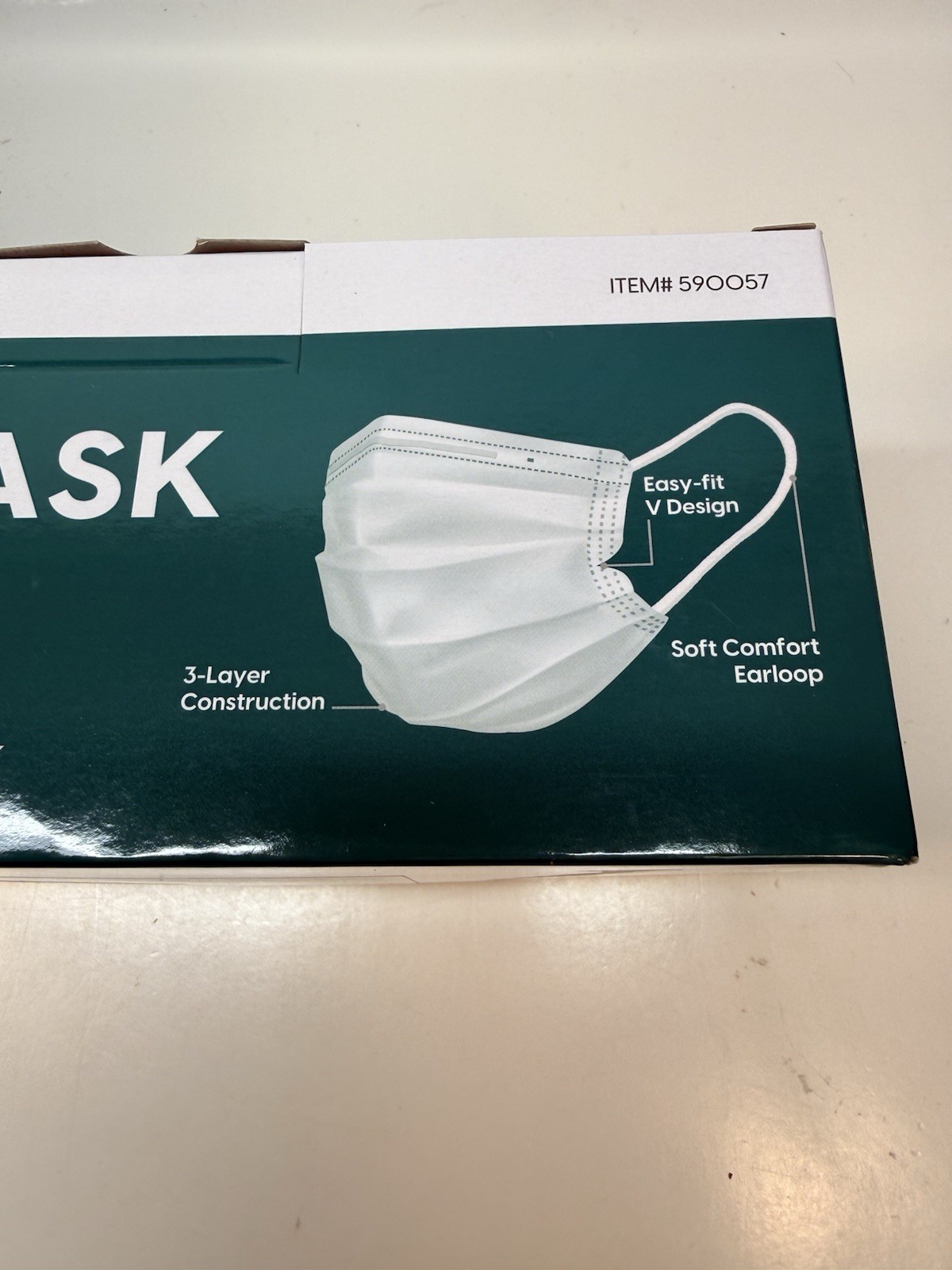 IRIS OHYAMA Earloop Face Mask Large 3-Layer Non-Medical 50 Pack MPN 590O57