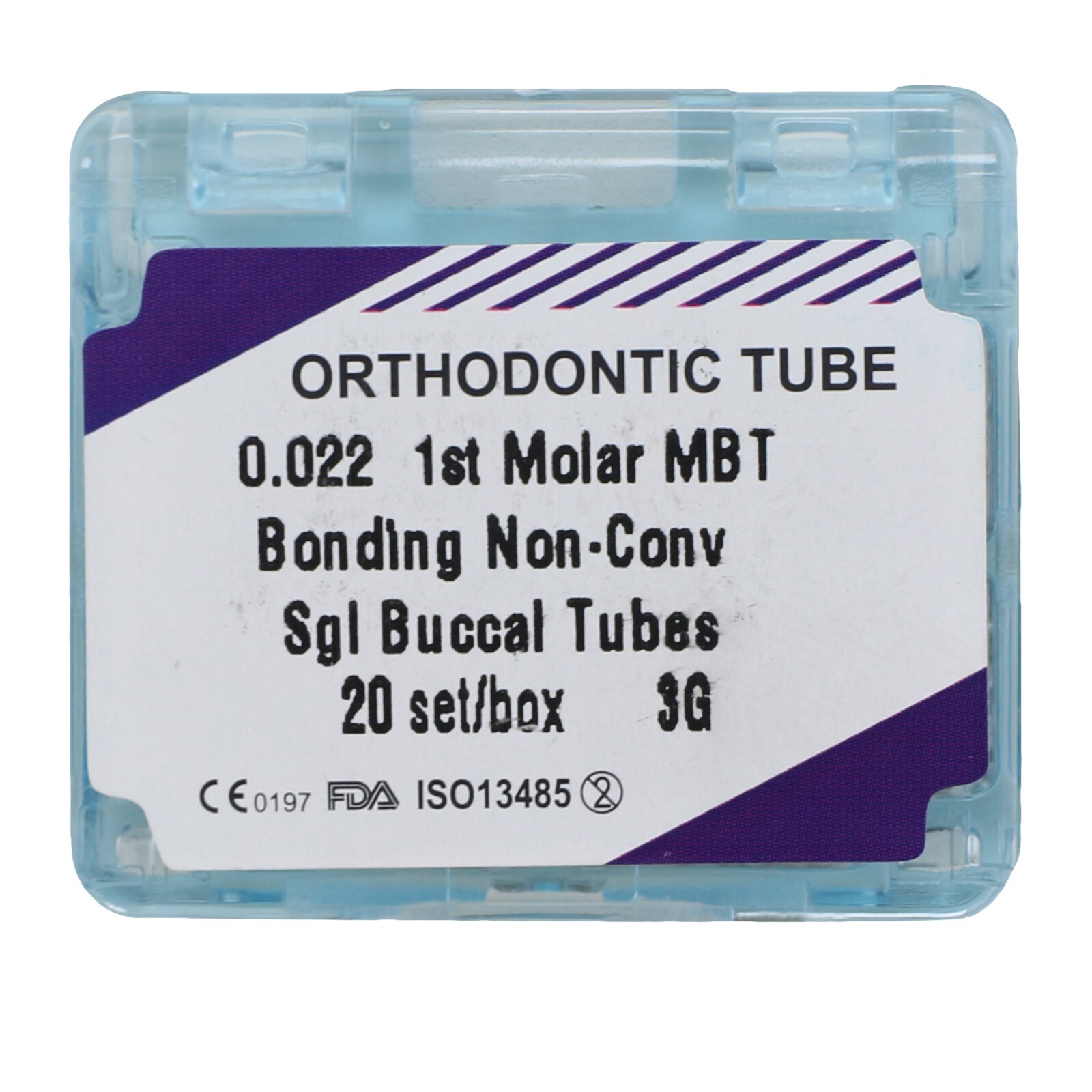 80 Orthodontic Buccal Tube Dental Tubos Ortodoncia 1st 2nd Molar Roth MBT 022 3G
