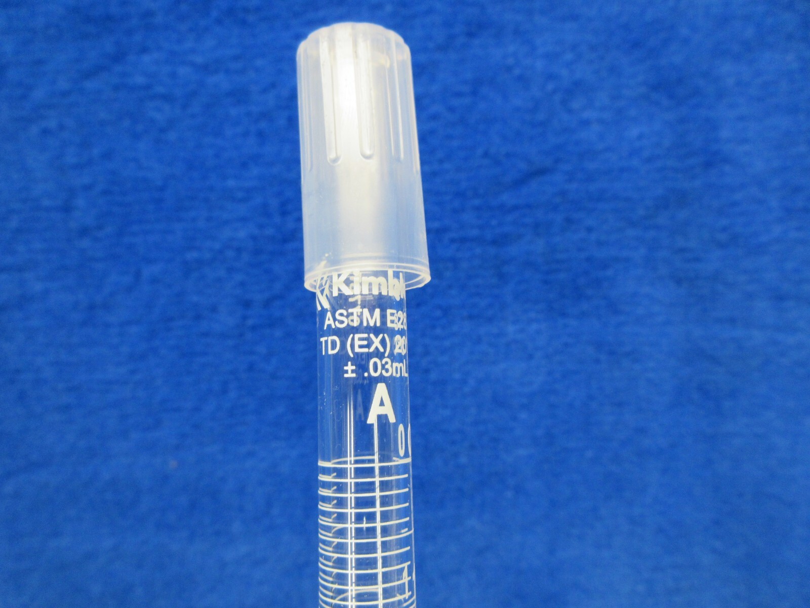 KIMBLE KIMAX 25mL Buret Class A Certified Funnel Fill PTFE Opening 17027F-25