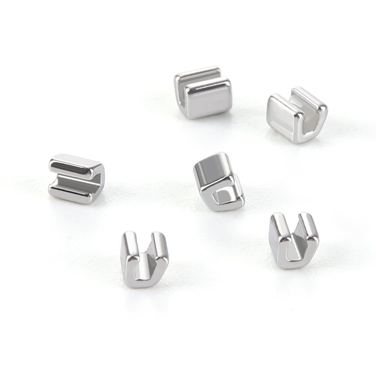 AZDENT Dental Orthodontic Crimpable Hooks Stops fixed on Arch Wire 10pcs/pack