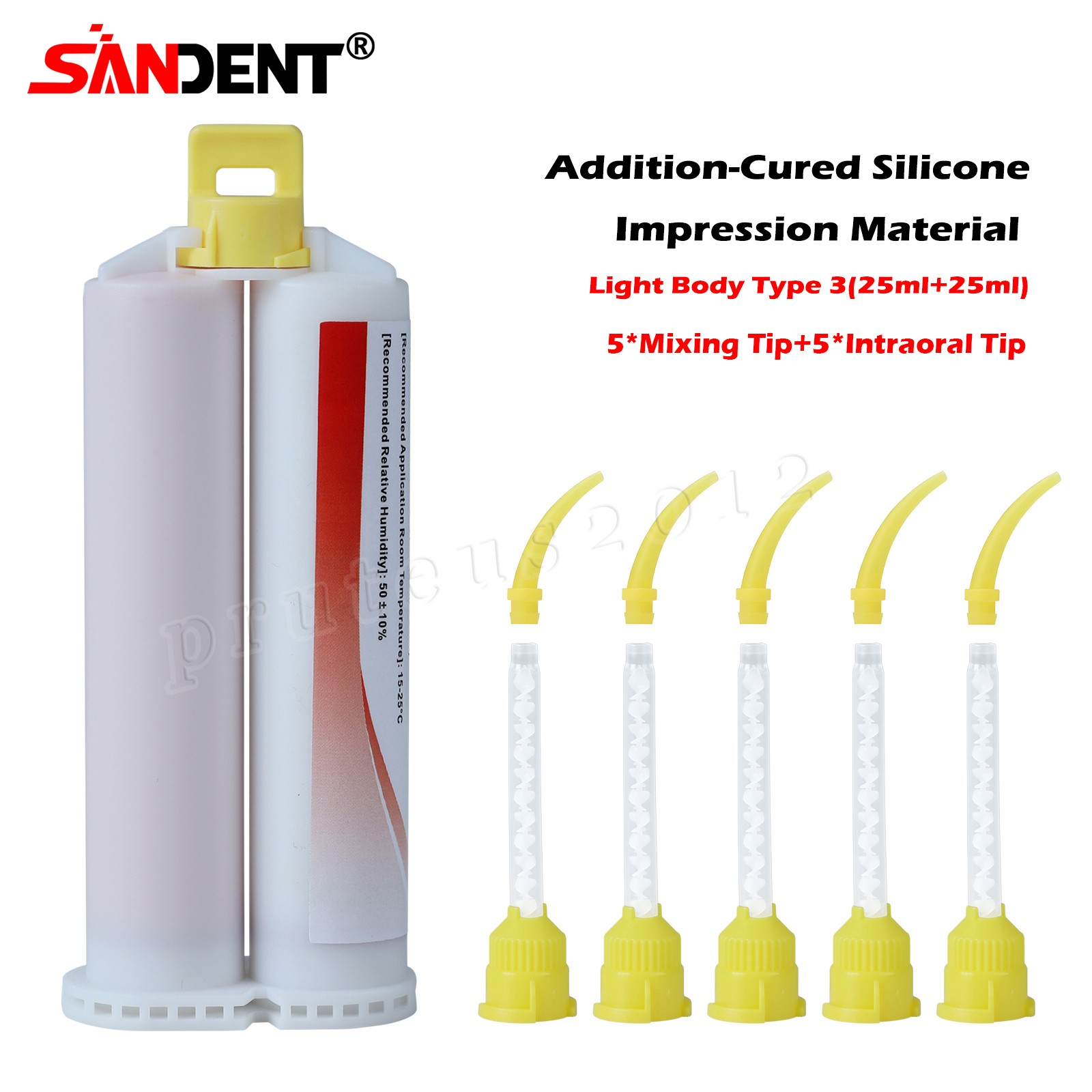 Dental LIGHT BODY FAST SET VPS PVS Impression Material 50ML Cartridges