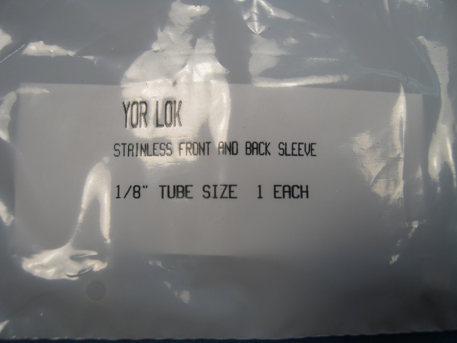 McMASTERS-CARR YOR LOK FERRULES X4 NEW OLD STOCK FREE SHIPPING 16