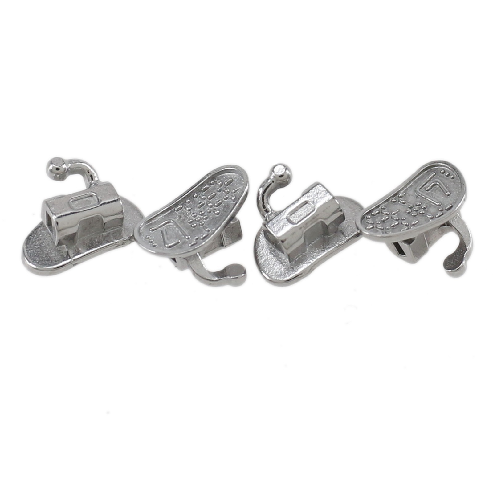 USA Dental Orthodontic Buccal Tubes MBT Roth 022 1st 2nd Molar Bondable Single