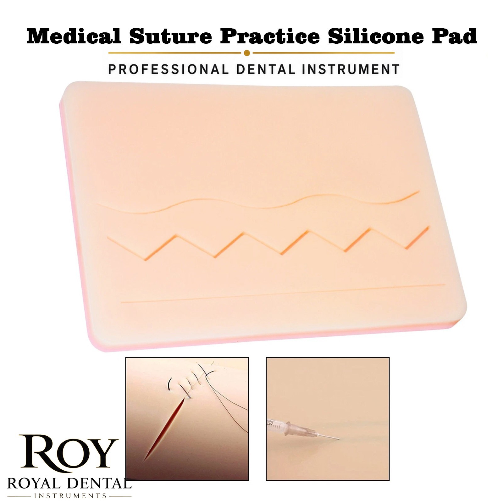New Medical Skin Suture Practice Silicone Pad Wound Simulated For Training Kit