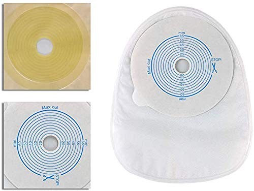 20PCS Disposable Drainable Pouches for Ostomy Bag Closed 20 Count (Pack of 1)