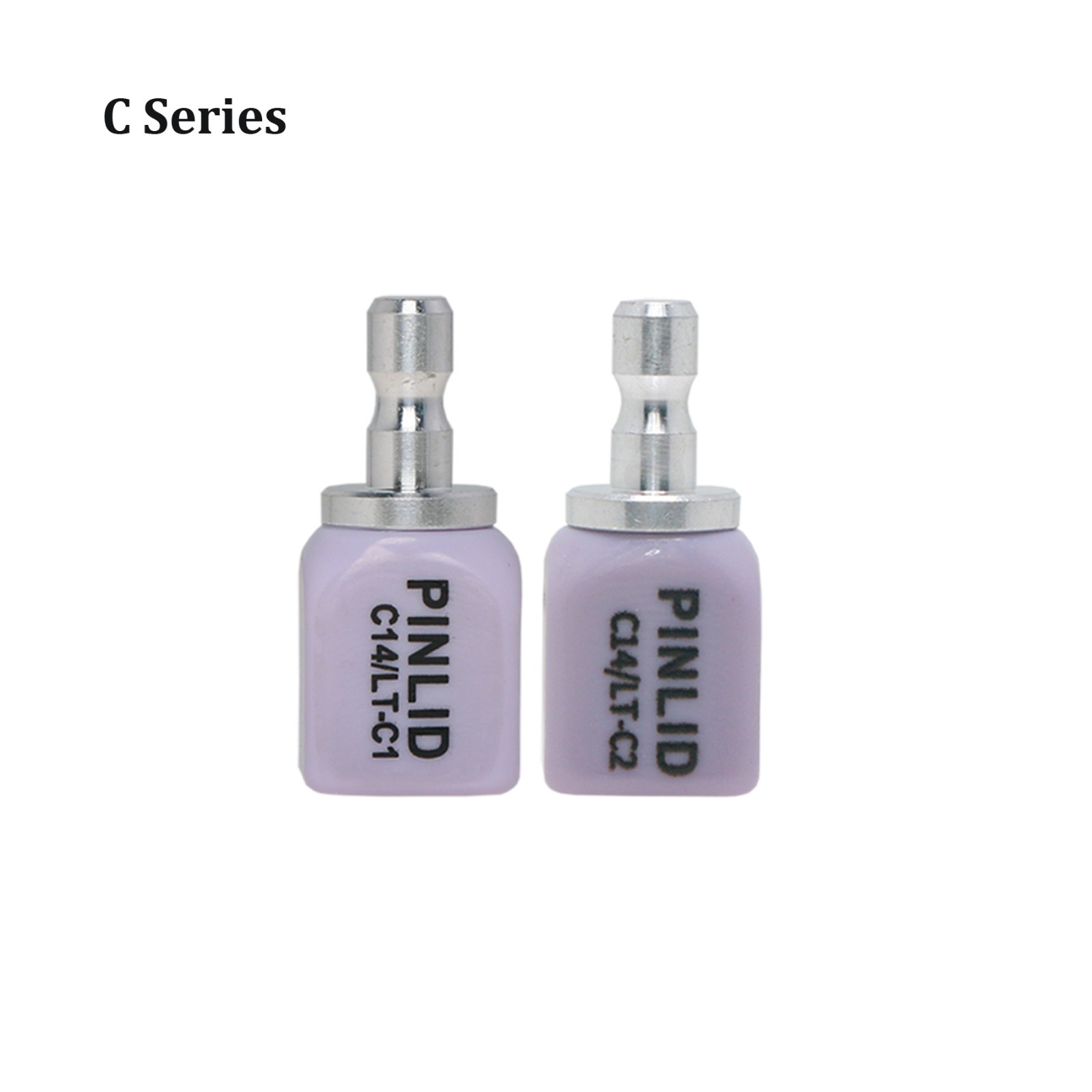 C14 Dental Lithium Disilicate CAD/CAM Blocks Emax CEREC Crowns Inlays 5Pcs/Box