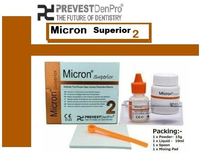 Prevest Denpro Micron Permanent White Teeth Tooth Filling Kit Repairs Dental