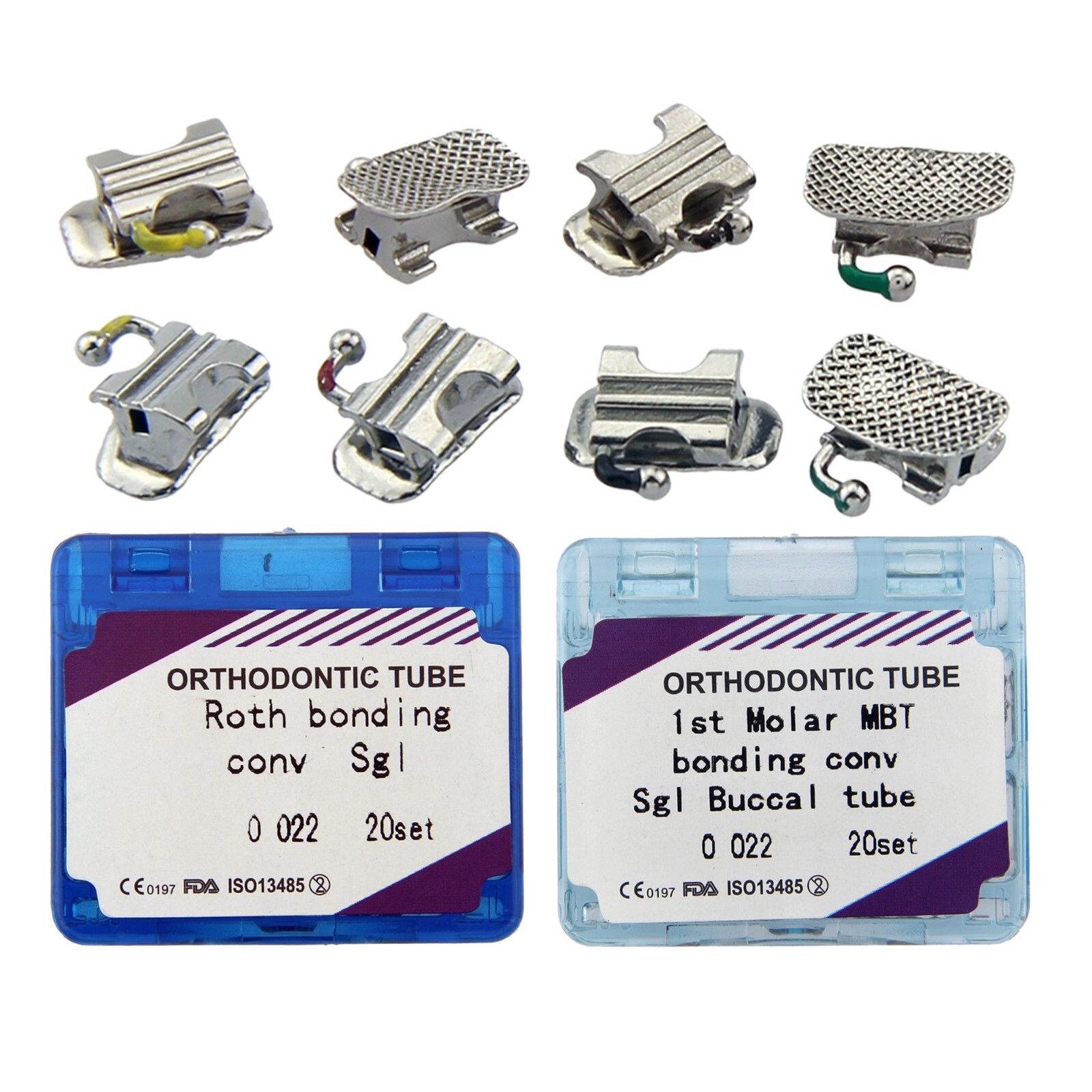 Orthodontic First Molar Bracket Buccal Tube Convertible tubo ortodoncia 80pcs
