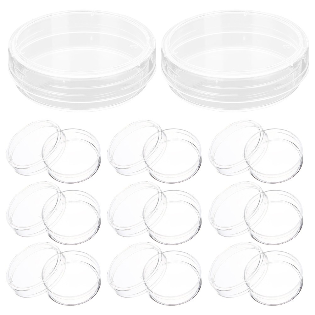Set of 3 Autoclavable Petri Dish 3/5000 Lab Dishes Science Experiment