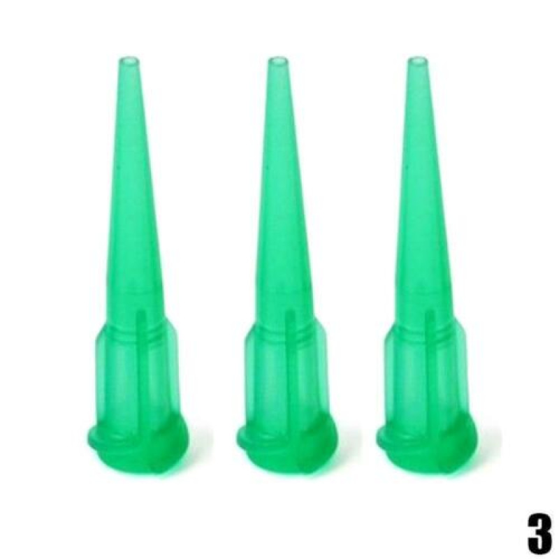 25PCS TT Blunt Glue Liquid Dispensing Needle Plastic Tapered