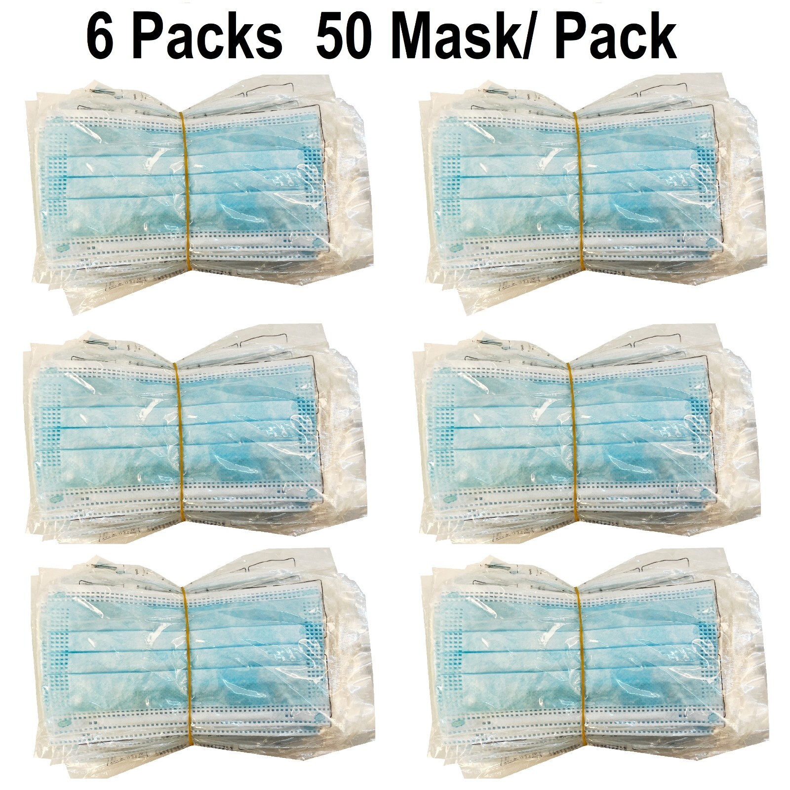 All Purpose 3 Layers Face Mask Light (Blue)