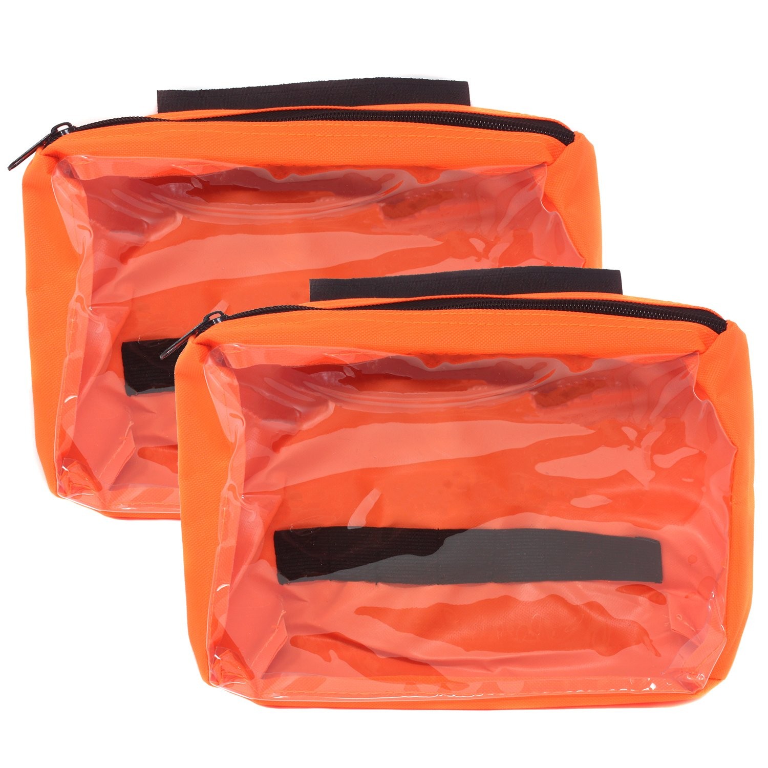 Ever Ready First Aid Large EMT Responder Trauma Bag 4 Piece Set, Orange
