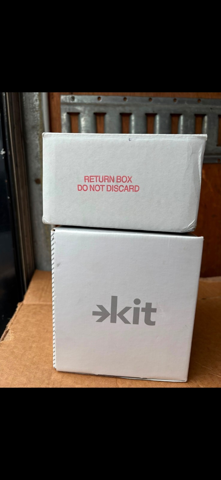 specimen collection kit designed for home use to collect biological samples for