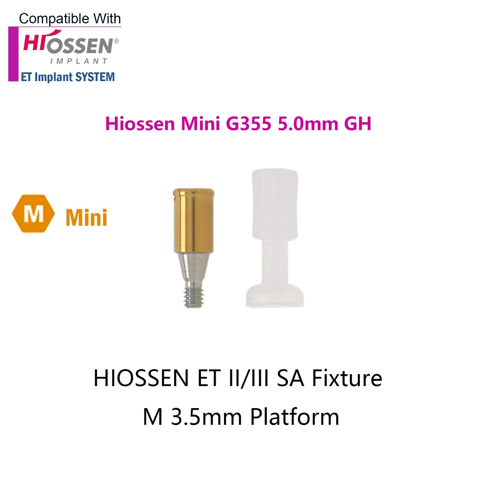US Osstem HIOSSEN ET Mini Locator Overdenture Abutment Locator Male Caps Tool