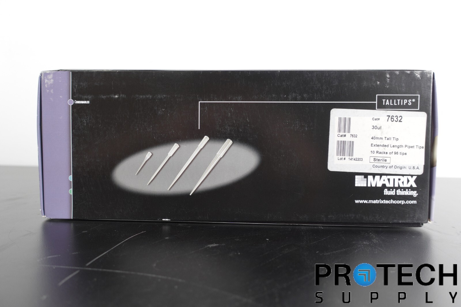 Matrix 7632 Sterile Talltips 40mm 30ul NEW with WARRANTY