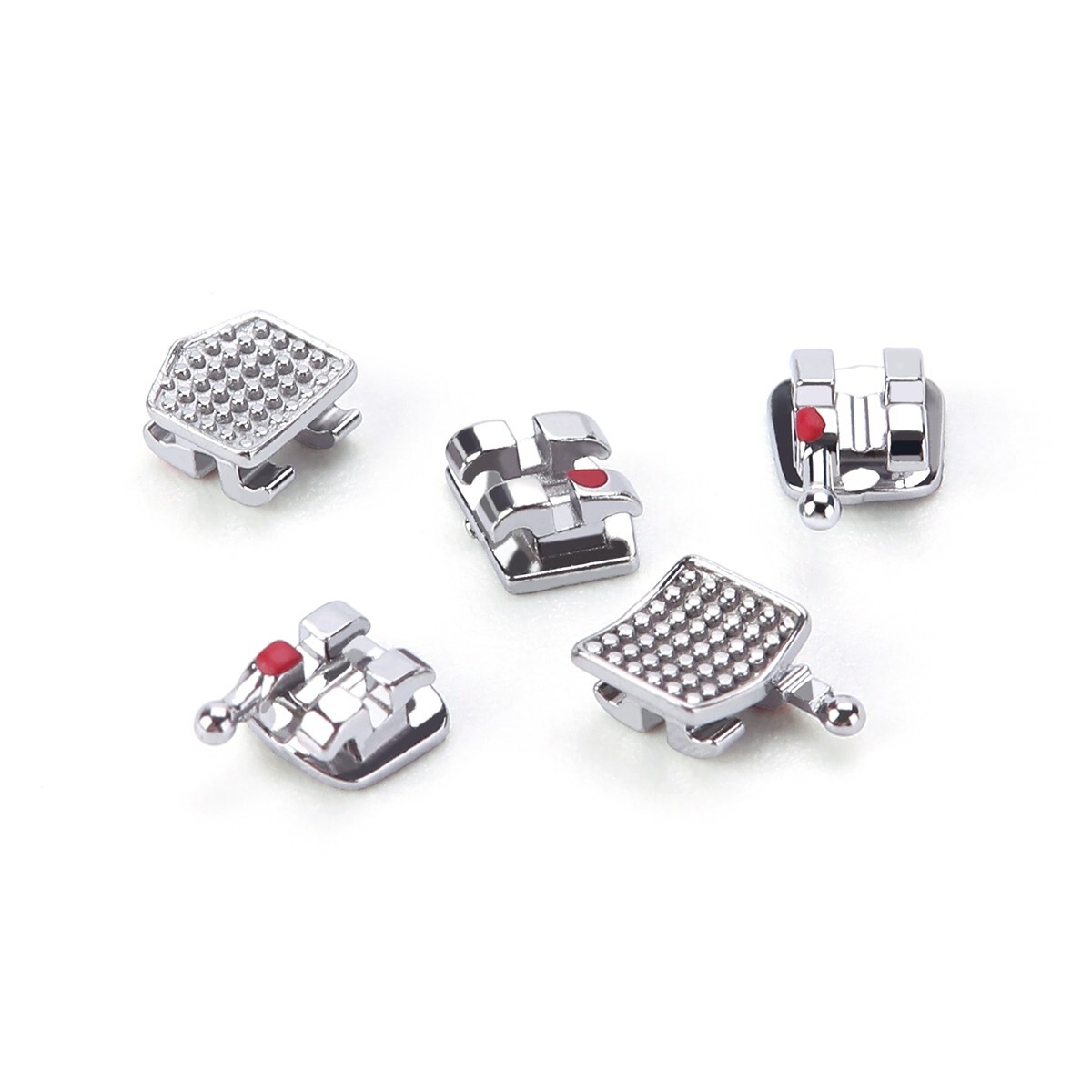 10X Dental Orthodontic Metal Brackets Braces MIM Mini Roth.018 Hooks 345 USA
