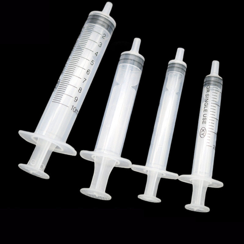 2.5ml 3ml 5ml 10ml Plastic Syringe Reusable Small Nutrient Measuring Toy Model