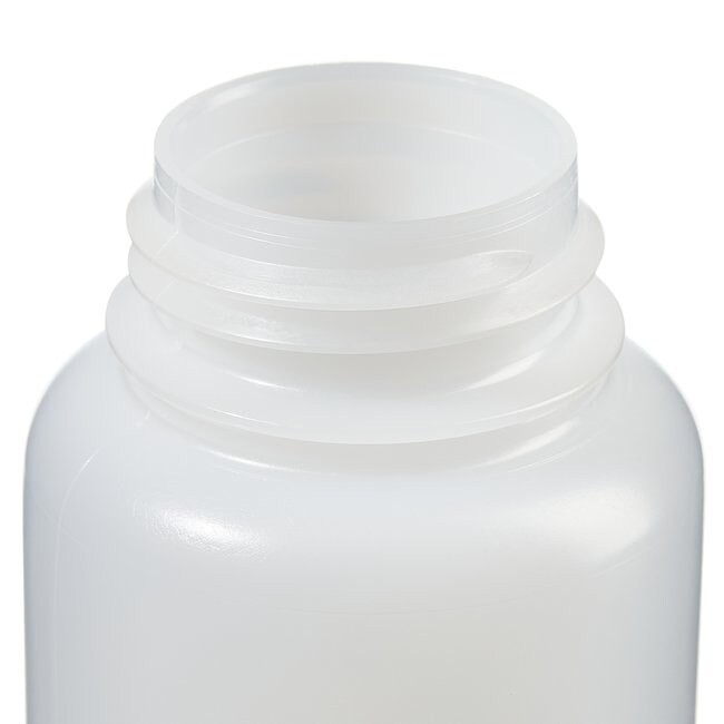 LOT OF 6 – Nalgene Packaging Bottles, 250ml 8oz, Wide Mouth, HDPE Leak Proof