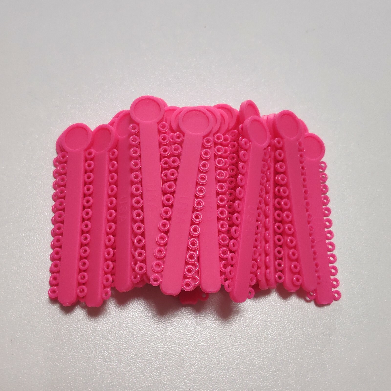 20 Packs Dental Ligature Ties Elastics Ligas Colored Bands 1008Pcs/pack