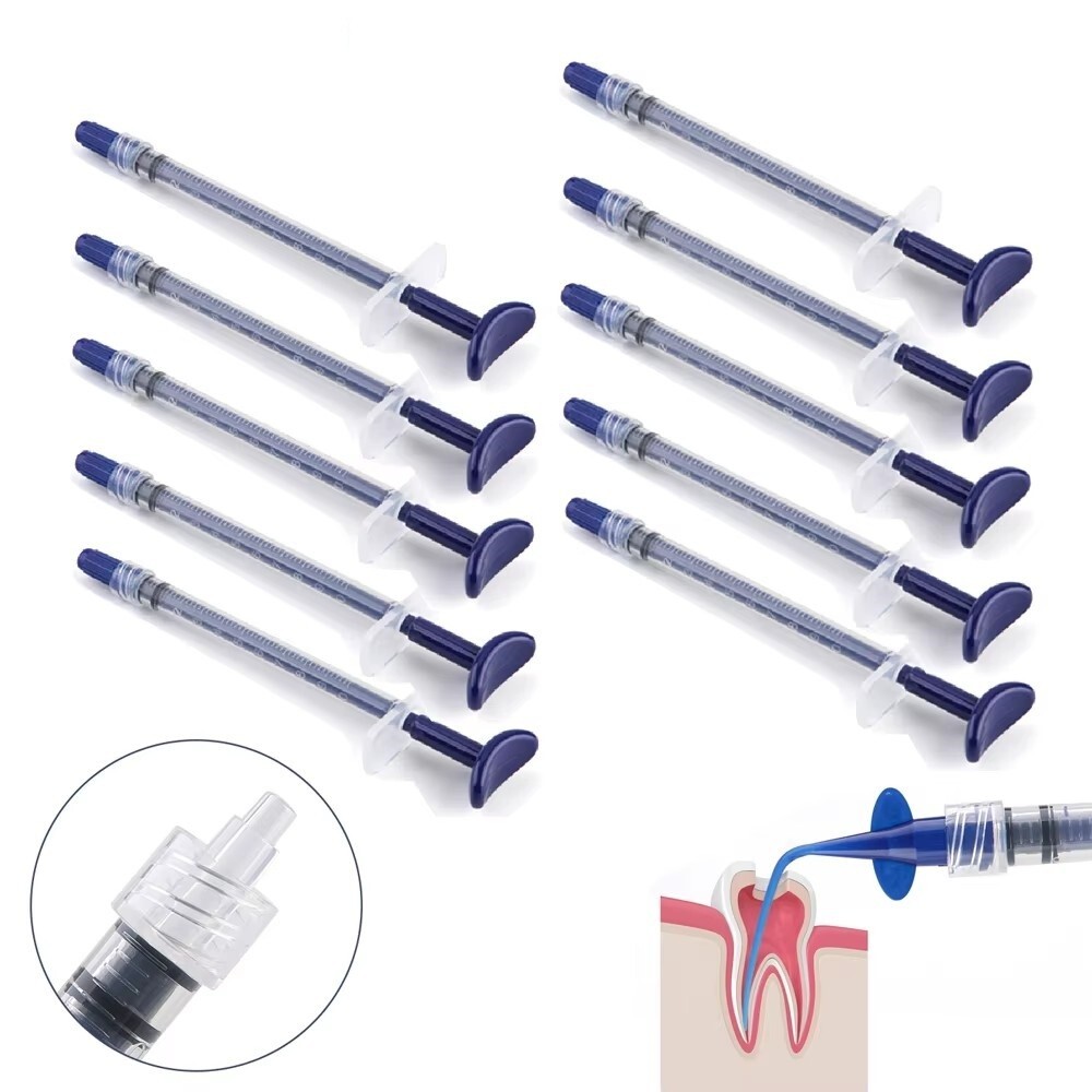 Dental Root Canal Therapy Endo Irrigation Syringe Disposable Syringe Needle Tips
