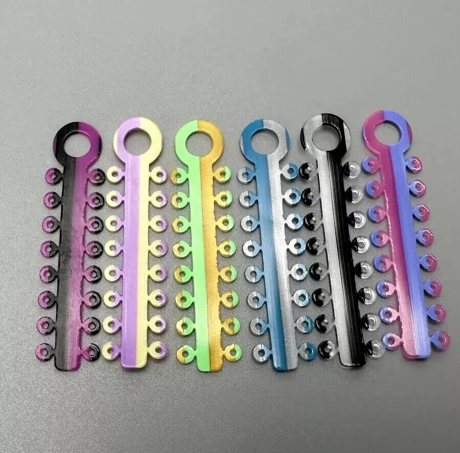 Dental Ligaduras elásticas para ortodoncia Braces Elastic Rubber Bands Assorted