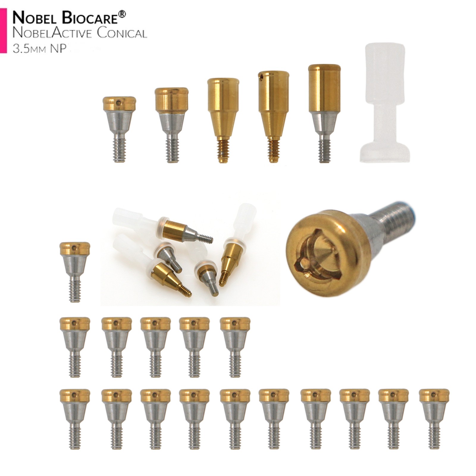 Dental Overdenture Zest Locator Abutment Legacy Anchor Hiossen Nobel Zimmer Cap