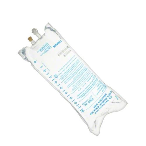 B Braun L6120 Dextrose 5% & Sodium Chloride 0.45% 1000mL