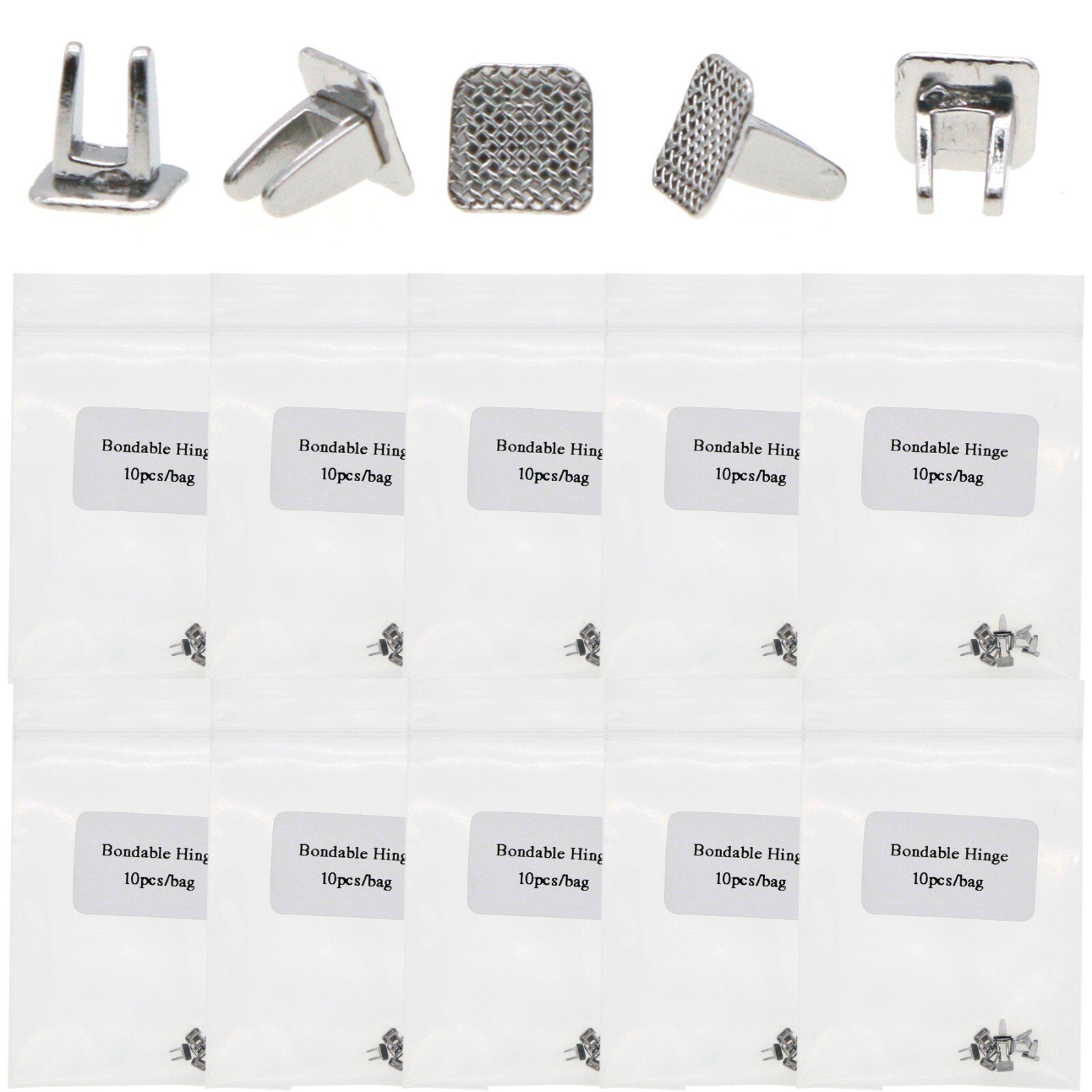 100PCS Dental Orthodontic Hinge Bondable Bite Turbos Opener Tongue Tamers