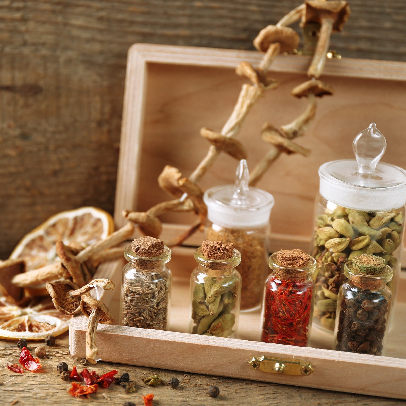 8Pcs Mini Glass Bottles with Cork Stoppers 12ml Small Clear Glass Jars