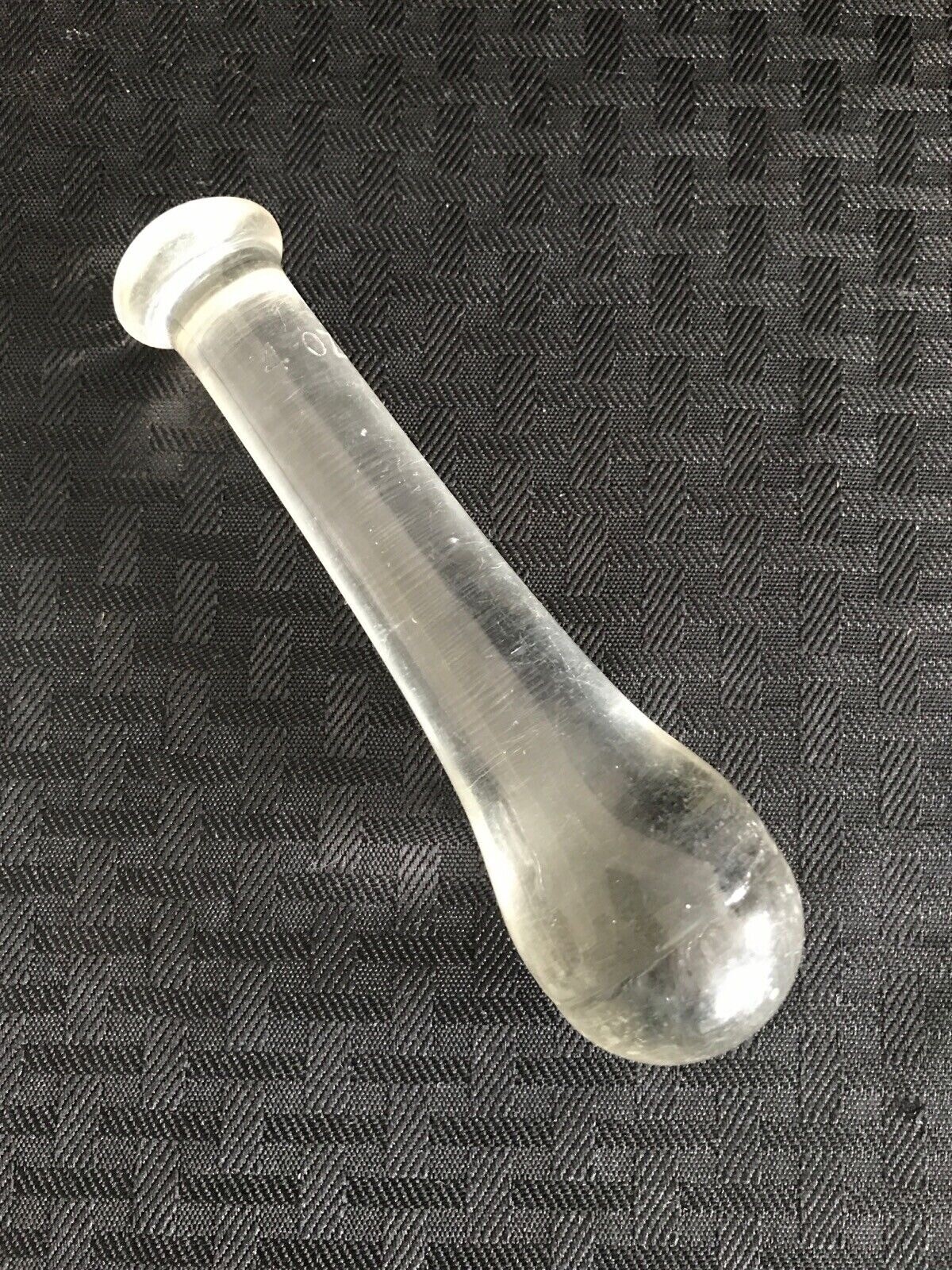 Laboratory Solid Glass 4oz Pestle Only 133mm Length x 36mm Diameter B