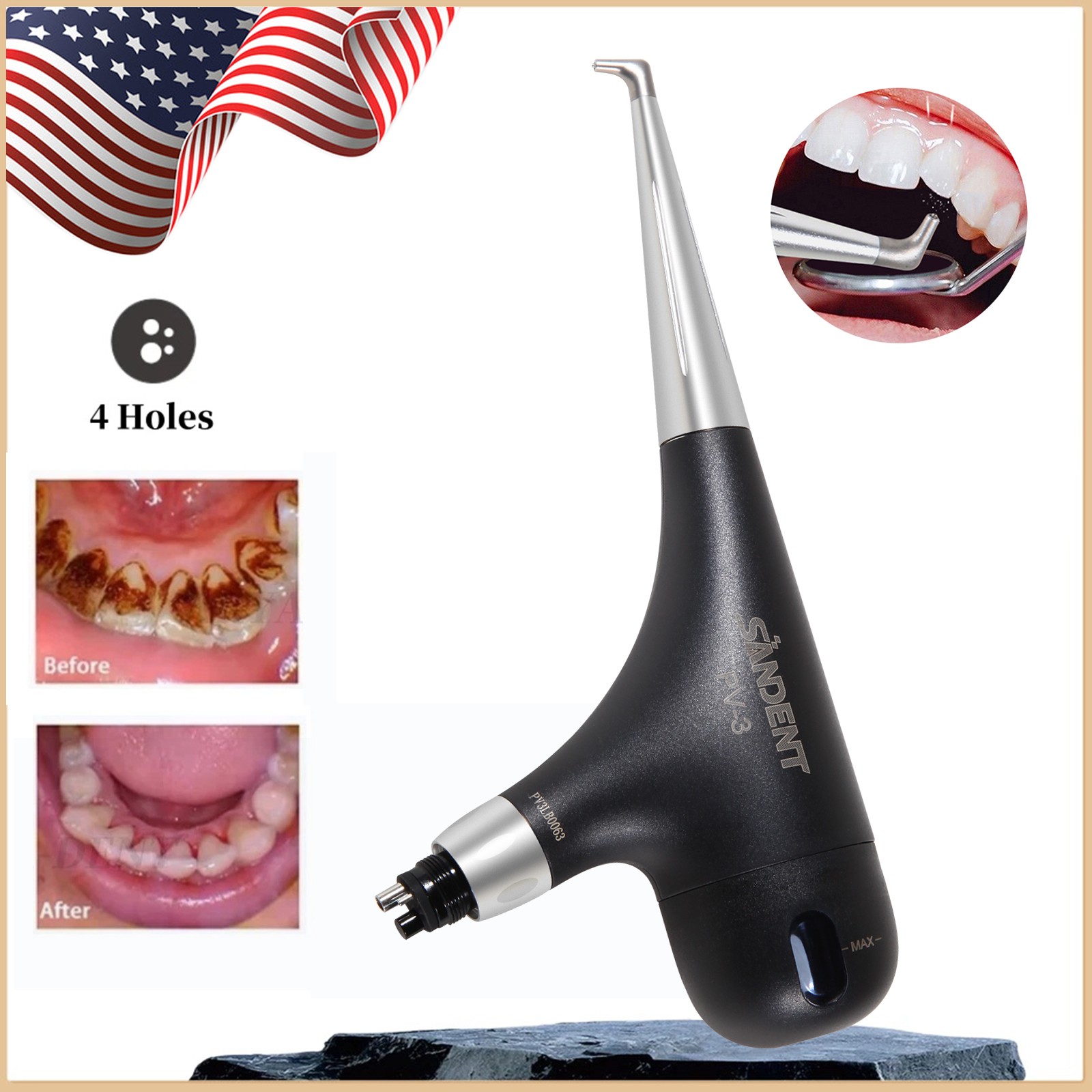 Dental Electric Micro Motor Polishing Handpiece Fit Marathon 35K RPM Handle Lab