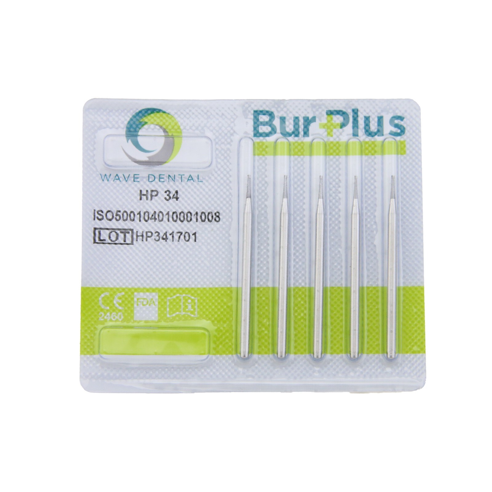 Wave Dental Surgical Straight Handpiece Bur HP Shank 44.5mm Round Taper Fissure