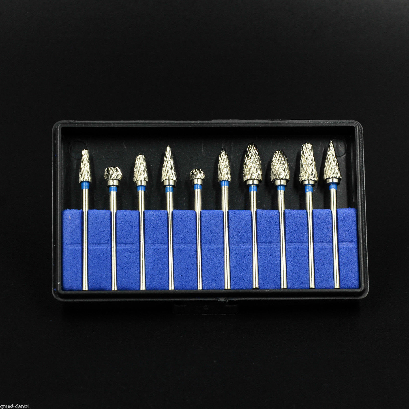 Dental Polishing Bur Drills Tungsten Steel Carbide Burs HP 2.35MM Low Speed
