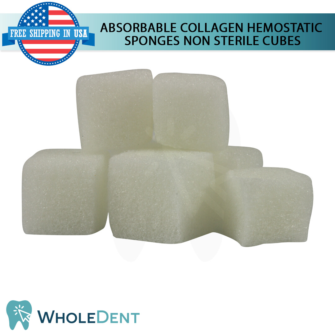 Dental Hemosponge Absbable Gelatine Sponge Gelfoam Cubes Non Sterile Sur gical