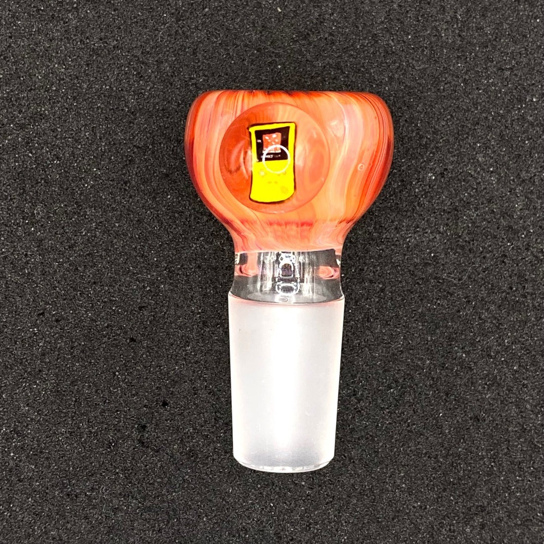 18mm Single Hole Glass Bowl Slide – Gameboy Color