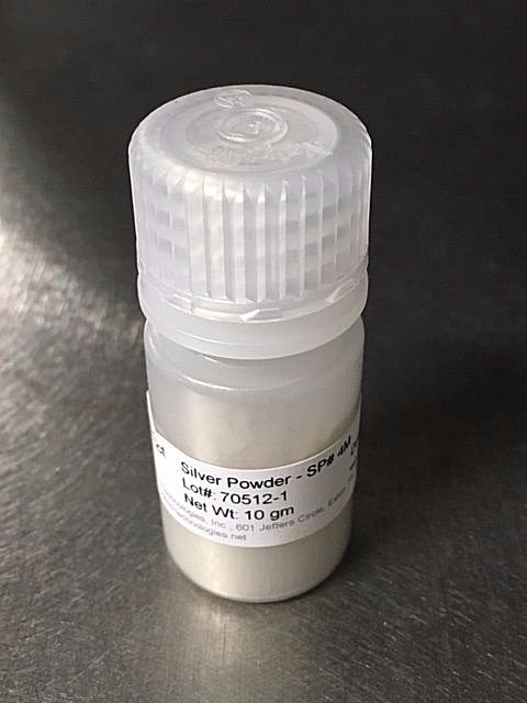 Silver Powder, General Purpose, Laboratory Grade, 99.9% Pure Silver – 10 gm